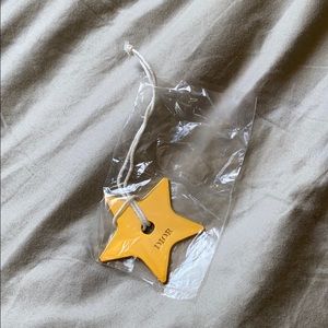 Gold Dior Star Charm
